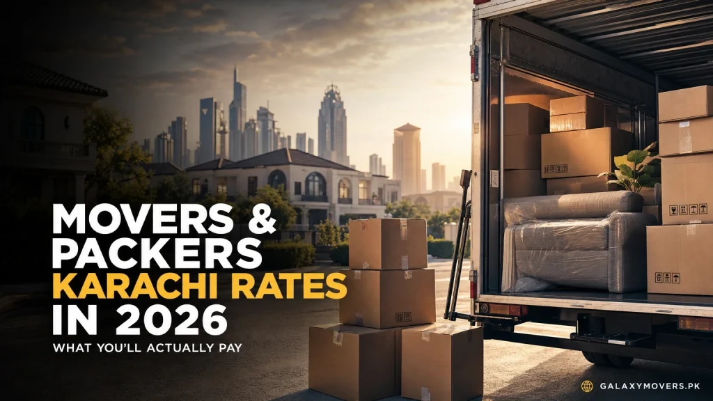 Movers and Packers Karachi Rates in 2026: What You'll